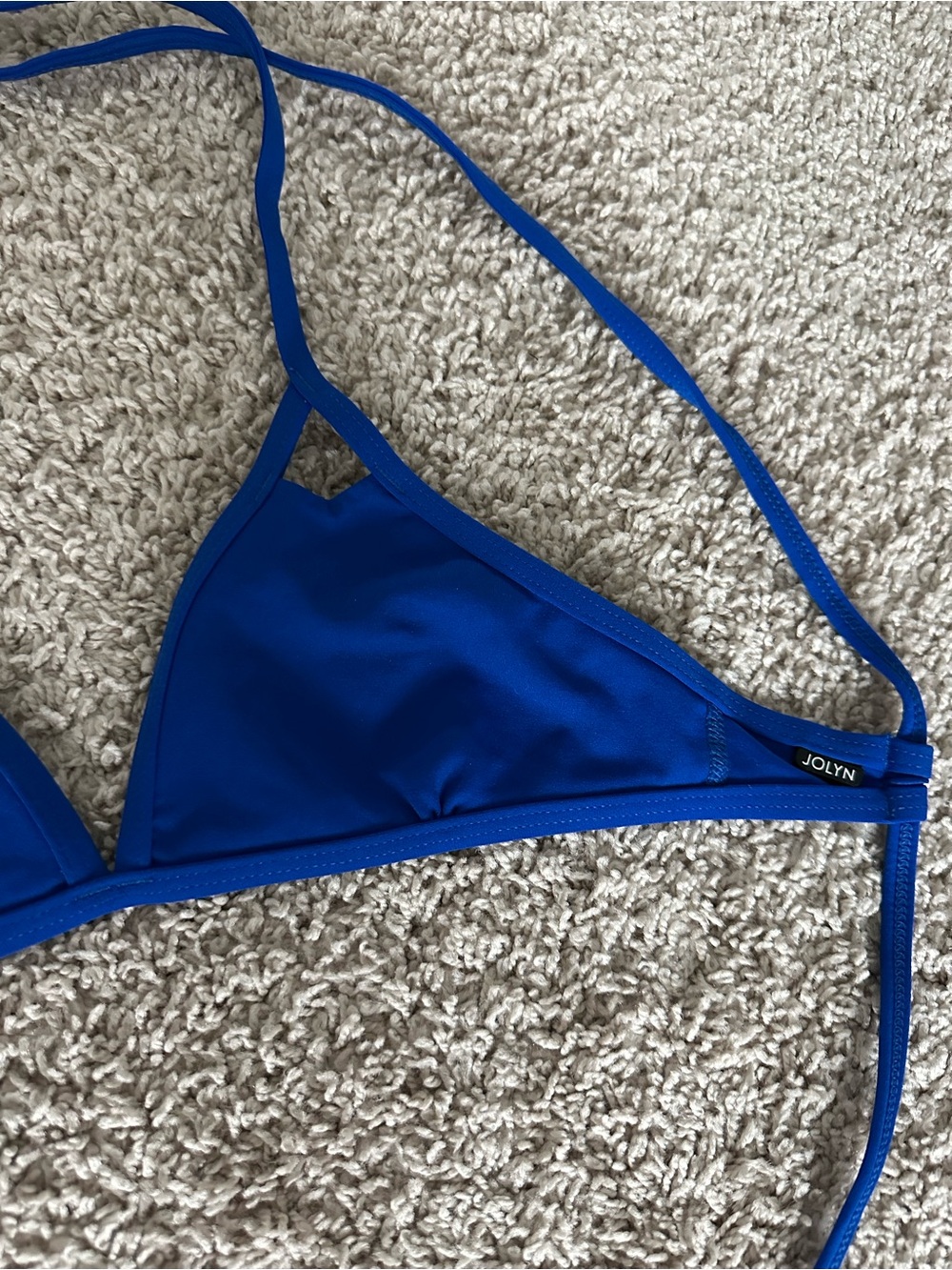 Jolyn Finn bikini top in blue size medium - Picture 2 of 4